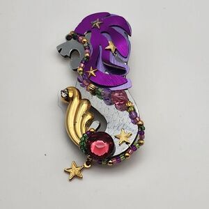 Rare Vintage LizTech Merlion Brooch